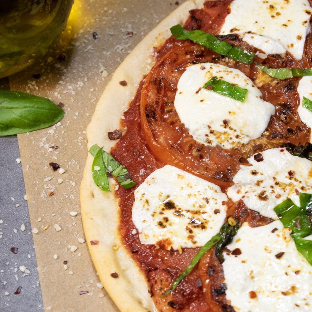 Gluten Free Tavern Style Thin Pizza Crust - 10 Inch (12 Pack) | Smart Flour Foods | Perfect for Keto, Vegan & Celiac Diets | Great for Parties, Family Dinners & Quick Meals