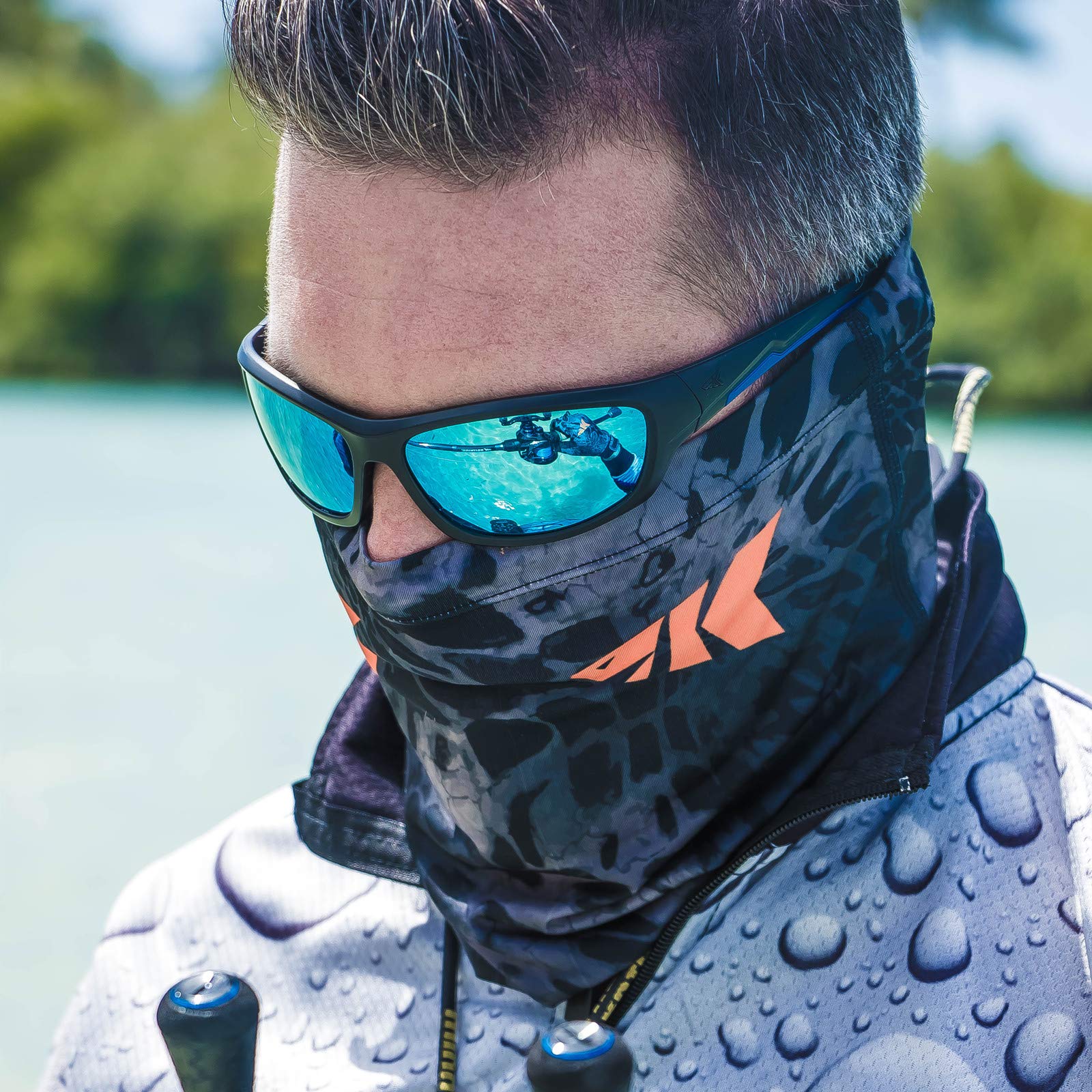 KastKing Sol Armis UPF 50 Neck Gaiter & Sun Protection Face Mask for Men Women - UV Protective for Fishing, Hiking, Cycling, Running & Outdoor Activities