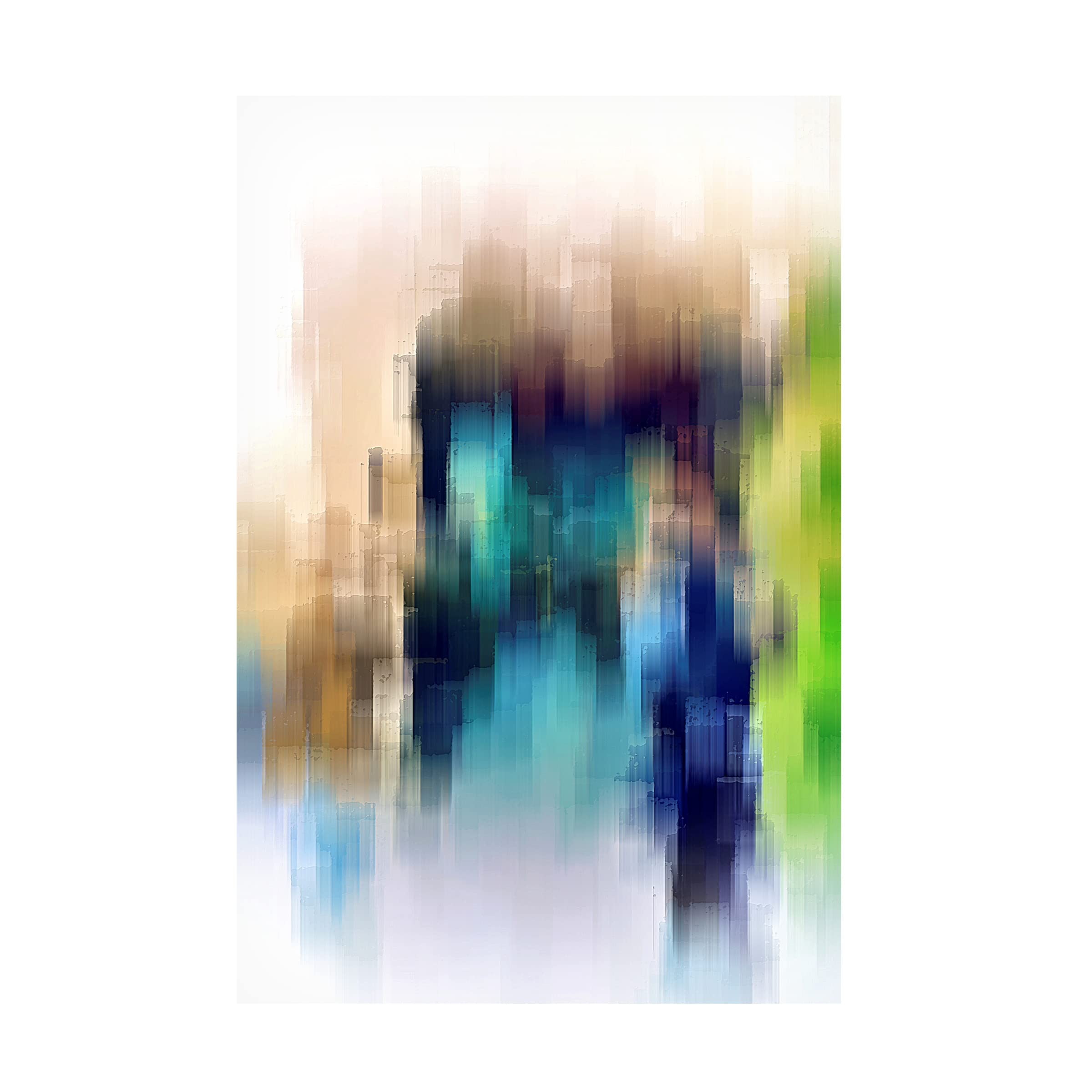 David Manlove 'The Bystander' Canvas Wall Art Print - Modern Abstract Painting for Living Room, Bedroom & Office Decor | Trademark Fine Art Collection