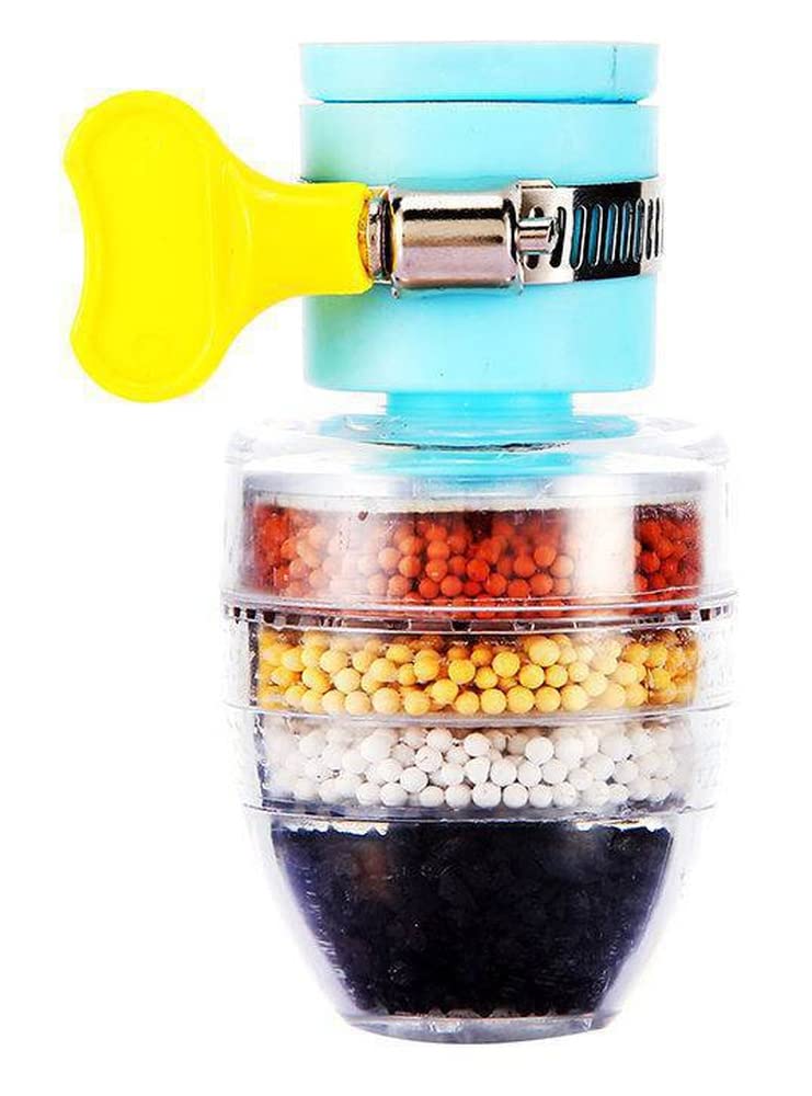 Nipogear 2-Pack Swivel Faucet Strainer & Water Sprinkler - Kitchen & Bathroom Sink Accessories for Efficient Water Saving (Blue) - Ideal for Home, RV, and Outdoor Use
