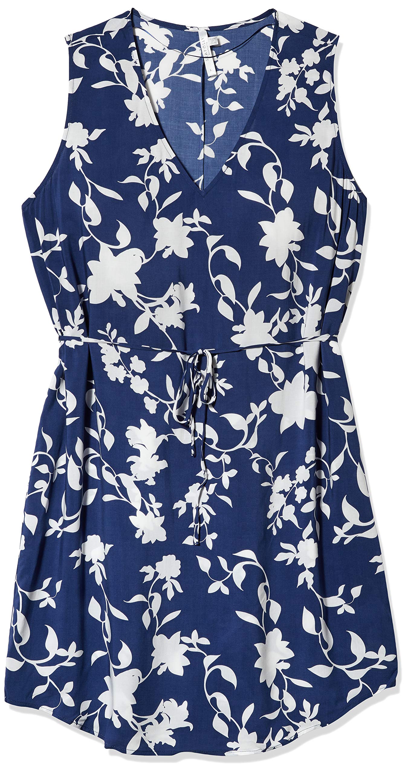 Seafolly Women's Printed Swimwear Cover Up Dress with Drawstring Waist - Lightweight Beach Dress for Pool, Vacation & Summer Outfits