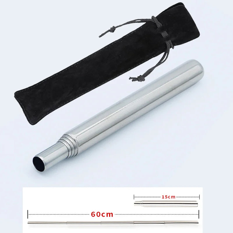 Premium Stainless Steel Collapsible Fire Bellowing Tool - Outdoor Fire Blowpipe for Camping, BBQ & Fireplace - Durable & Portable Fire Starter Accessory