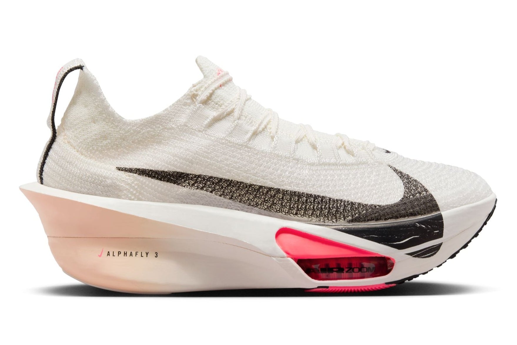 Nike Air Zoom Alphafly Next% 3 Women's Running Shoes - Sail/Black/Crimson | Lightweight Racing Sneakers for Marathon & Long Distance Training