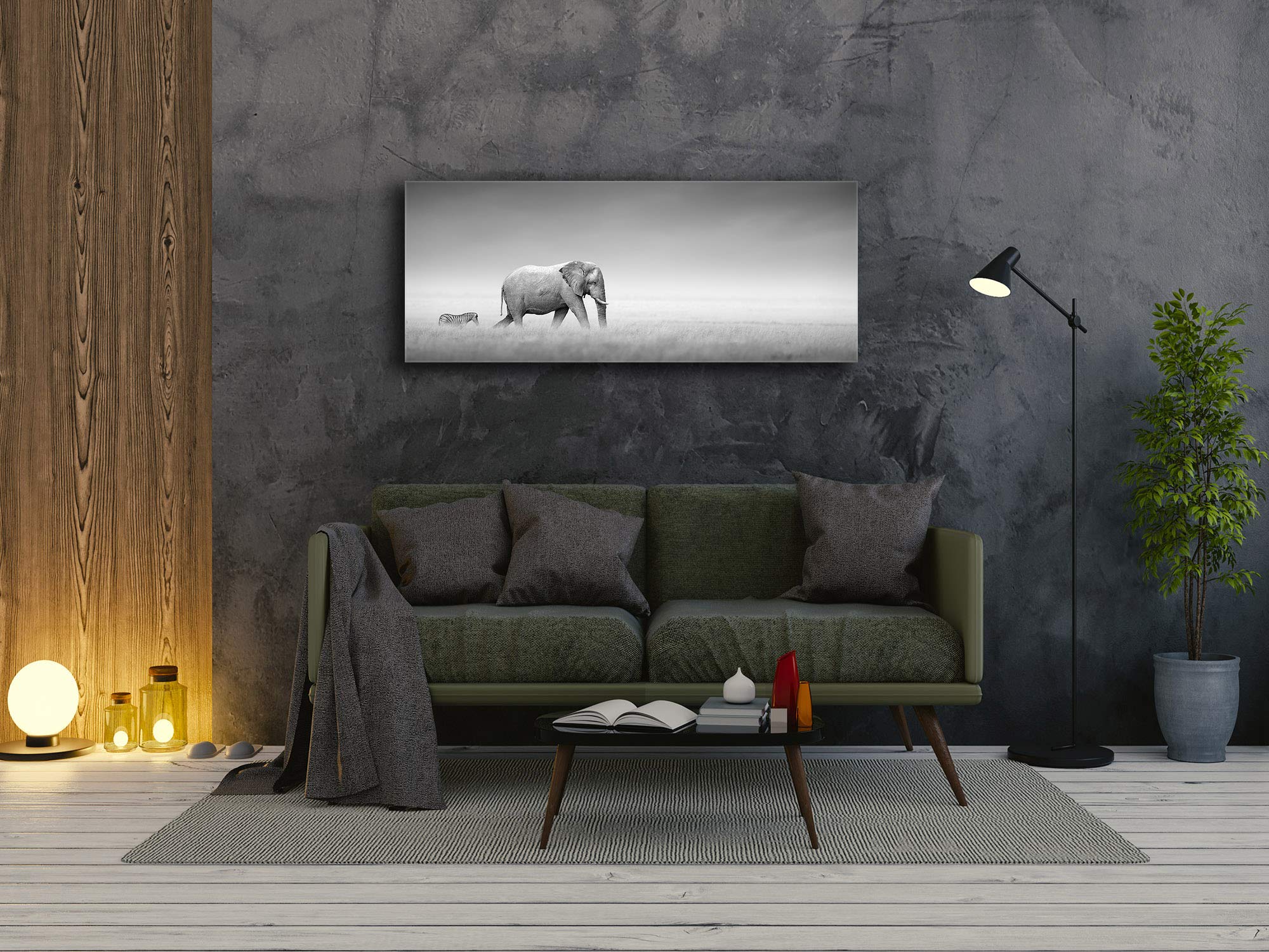 Concept Crystal Glass Printed Picture - Animals Series 02 | Elegant Home Decor, Unique Gift Idea for Animal Lovers, Perfect for Living Room, Bedroom, or Office Display