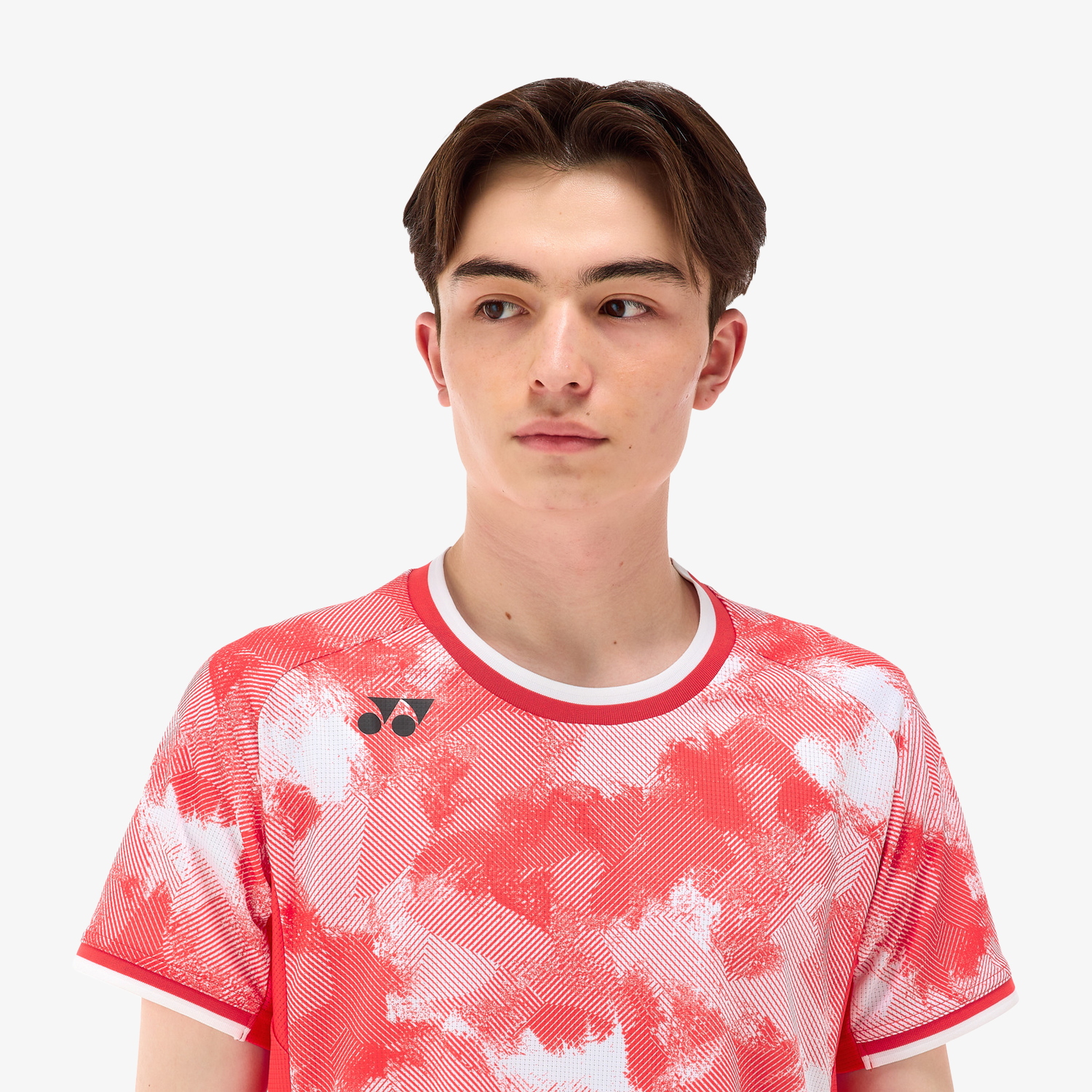 Yonex Men's Tennis Shirt 10575 - Breathable Quick-Dry Performance Polo for Sports & Training - Pearl Red - Ideal for Tennis, Golf & Outdoor Activities