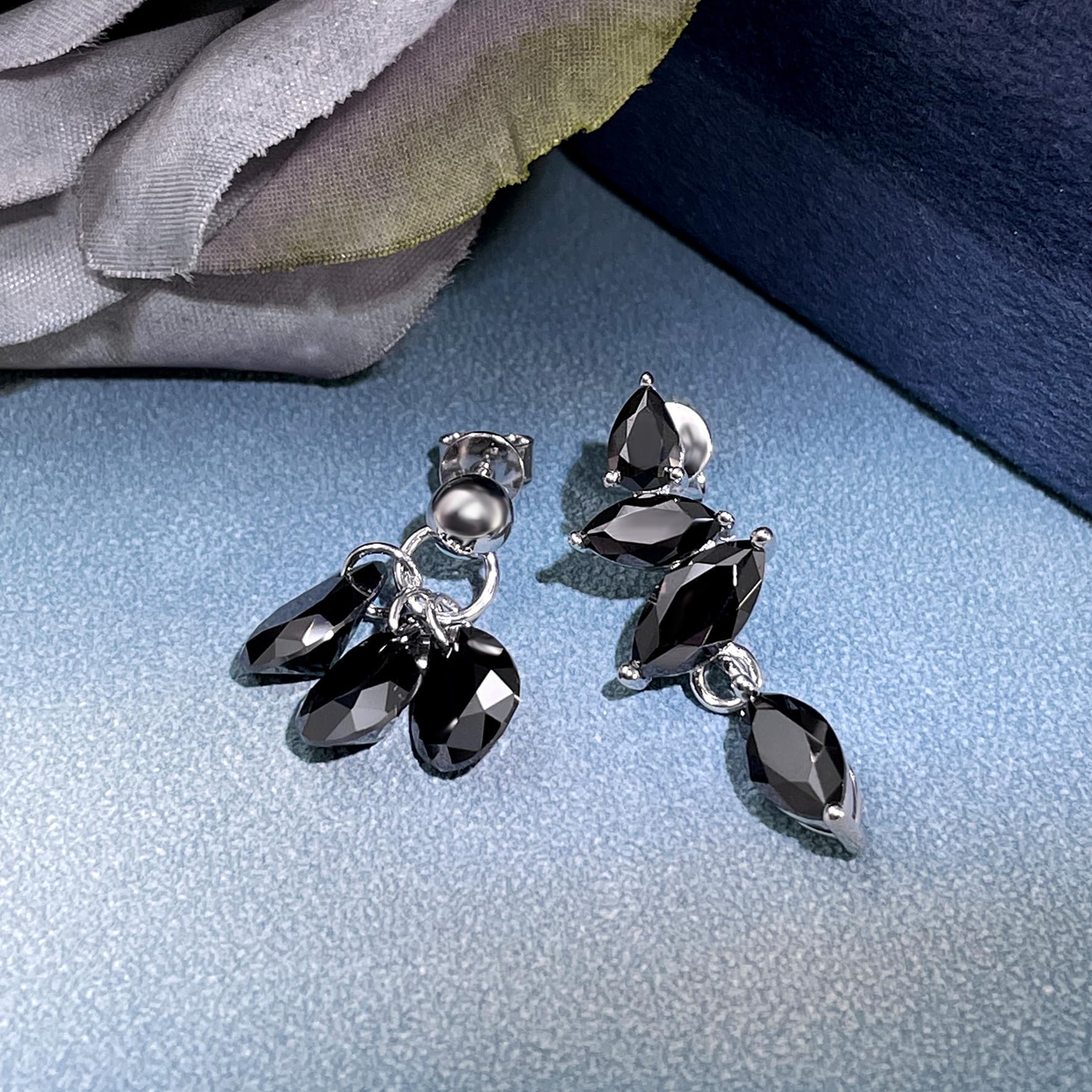 Moissanite Stud Earrings for Women - 18K White Gold Plated, DF VVS Clarity, Sterling Silver Heart Earrings - Perfect for Weddings, Anniversaries & Everyday Elegance