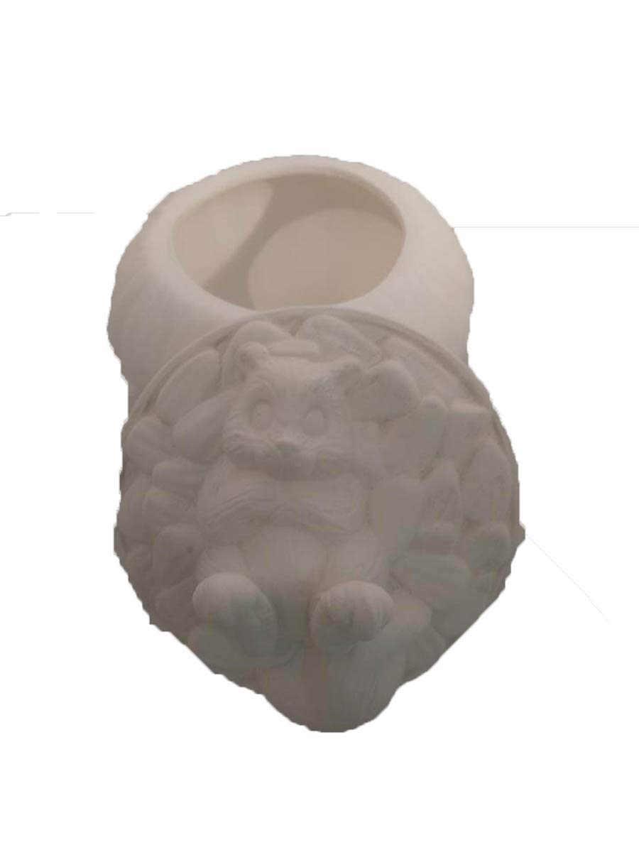 Ceramic Bisque Candy Dish 4