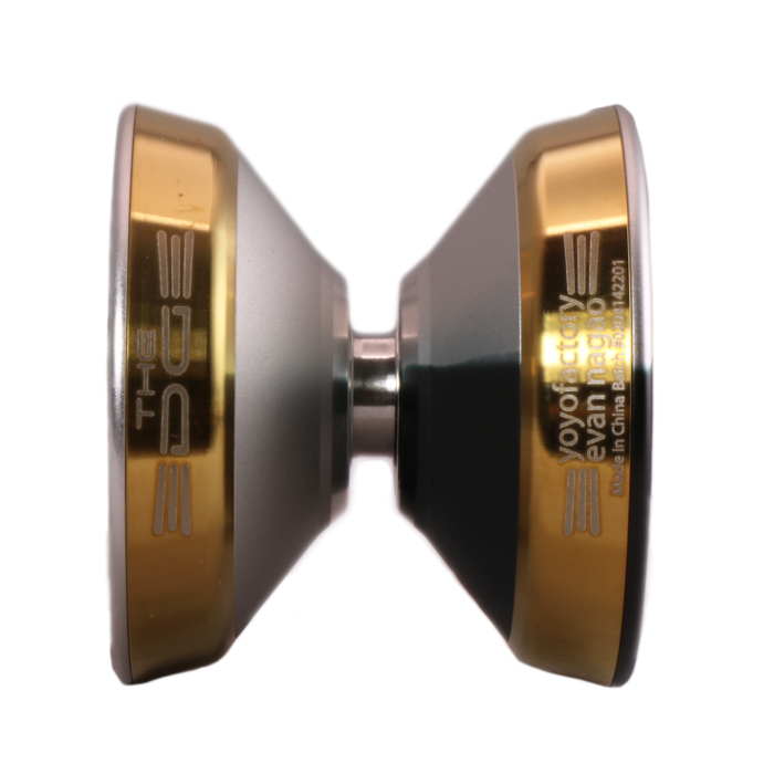 YoYoFactory EDGE 2022 Professional Bi-Metal Yo-Yo for Advanced Players - Perfect for Competition, Tricks & Performance