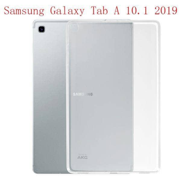 Premium Clear Soft TPU Protective Case for Samsung Galaxy Tab A 10.1 (2019 Model T510/T515) - Slim Fit, Shockproof Cover for Work, School & Travel
