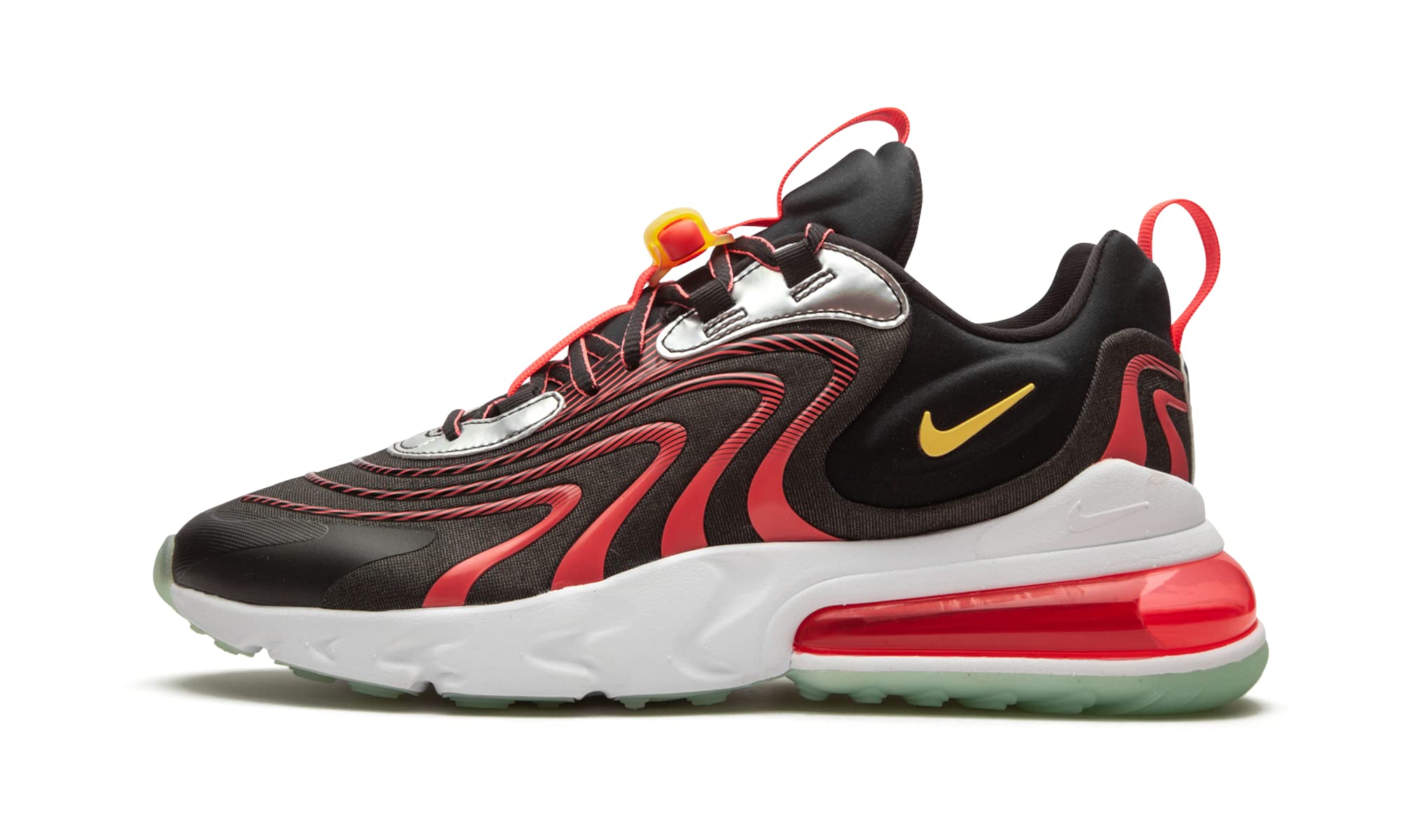 Nike Men's Air Max 270 React Running Shoes - Black/White (CW7302-001) - Size 8 - Comfortable Cushioned Sneakers for Jogging, Gym Workouts & Casual Wear
