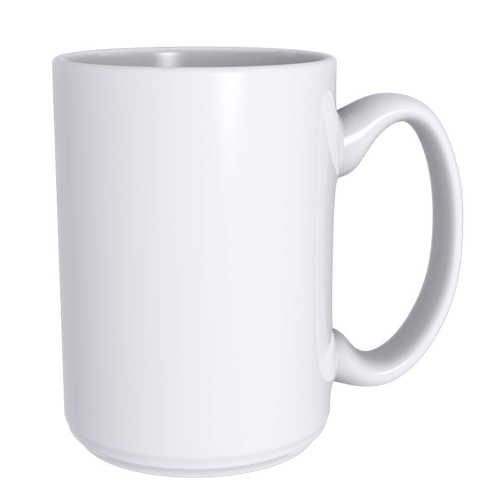 QOMOLANGMA 15 oz Sublimation Blank Ceramic Coffee Mugs - 36 Pack White Mugs for Custom Printing, Bulk Wholesale - Perfect for DIY Gifts, Office Use & Coffee Shops
