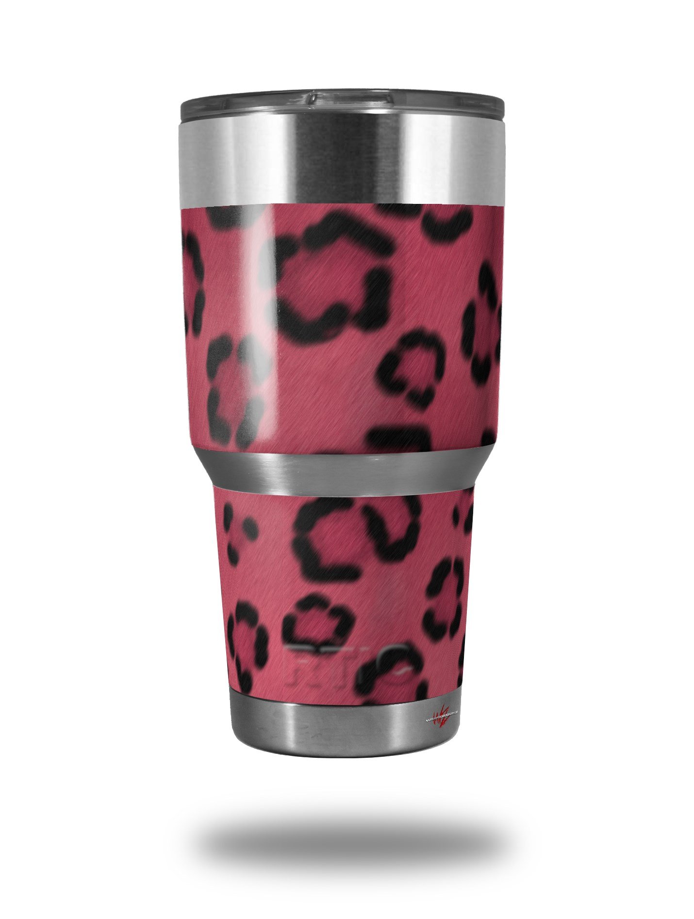 RTIC 30oz Tumbler Skin Wrap Compatible with Original 2017 & Older Models - Leopard Pink Design (Tumbler Not Included) | Perfect for Customizing Cups, Gifts, and Outdoor Adventures