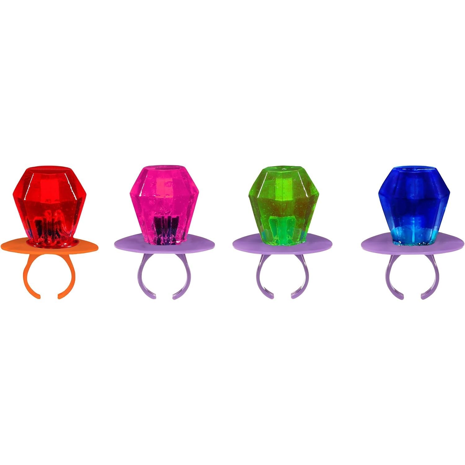 Ring Pops - 12 Pack Bulk Lollipops (2 Packs of 6) | Individually Wrapped Candy Suckers | Birthday Party Favors, Easter Basket Stuffers, Summer Treats | Perfect for Kids Parties, Classroom Rewards & Holiday Gift Exchanges