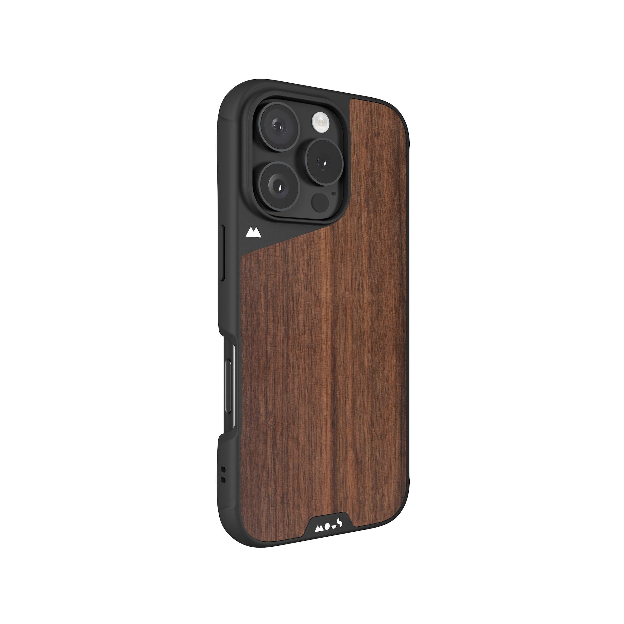 MagSafe Compatible Walnut Phone Case for iPhone 15 Pro Max - Premium Wooden Protective Cover with Strong Magnetic Grip - Perfect for Outdoor Adventures, Business Meetings & Everyday Use