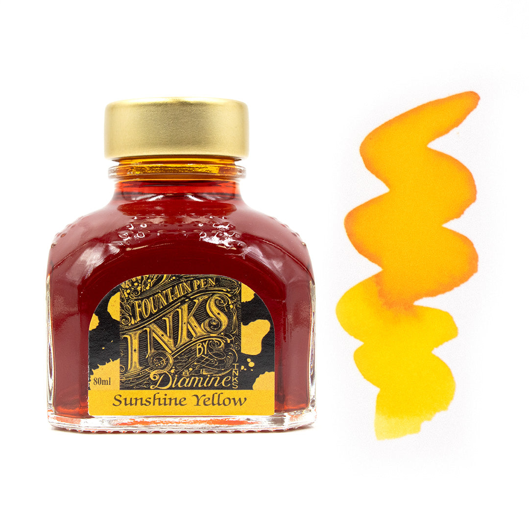 Premium Diamine Ink Bottle 80ml - Vibrant Fountain Pen Ink for Calligraphy, Journaling & Artistic Writing - Smooth Flow & Rich Colors