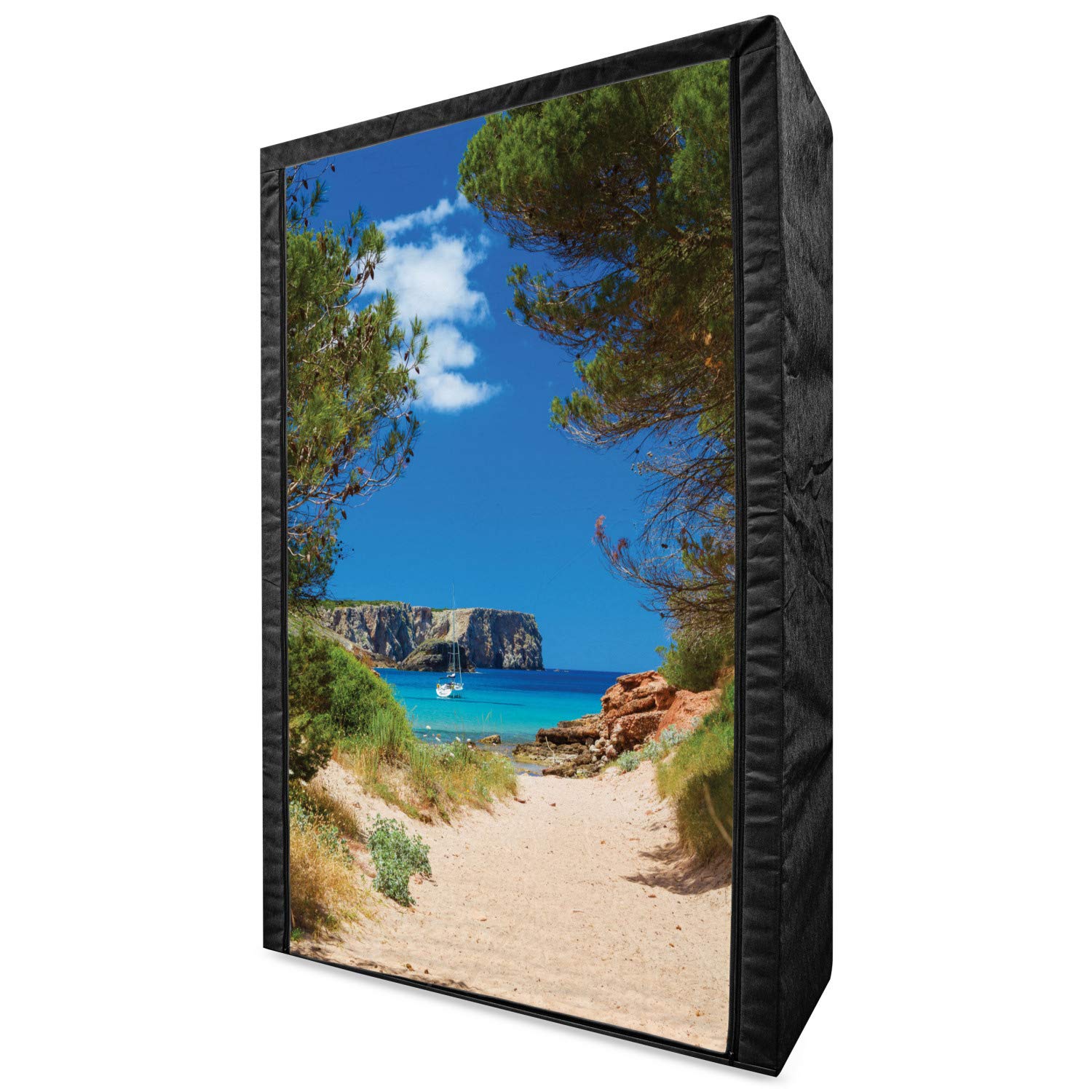 Ambesonne Portable Fabric Wardrobe - 42.5
