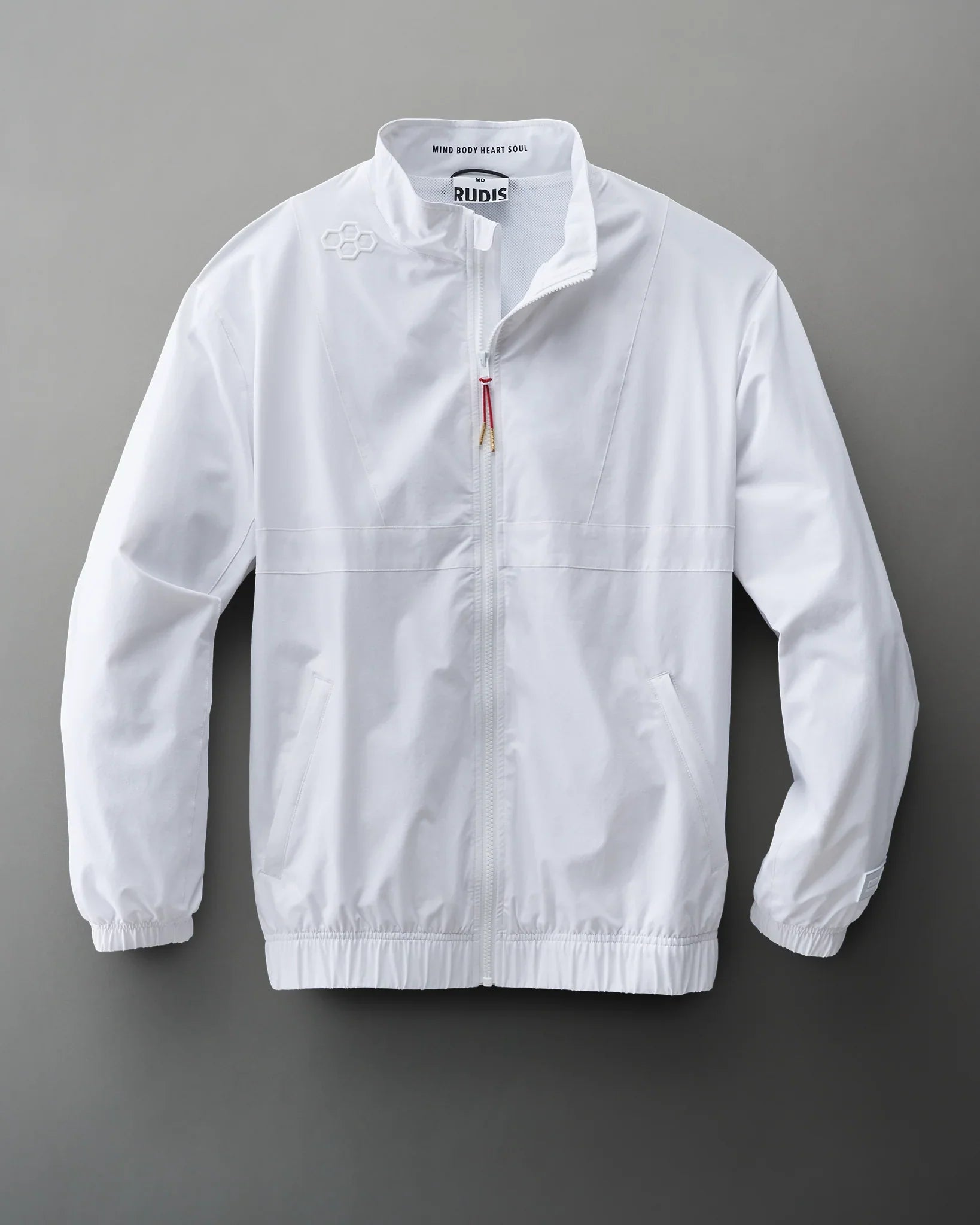 RUDIS Gold Standard Training Jacket for Men & Women - Premium White Martial Arts & Wrestling Apparel for Competition & Practice