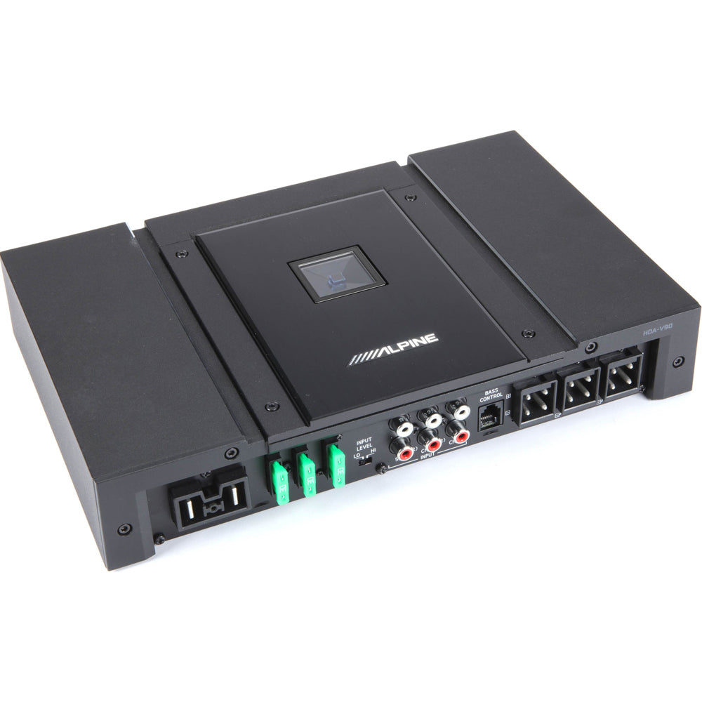 Alpine HDA V90 5-Channel High-Resolution Car Amplifier - Premium Audio for Cars, Trucks & SUVs - Perfect for Upgrading Factory Sound Systems