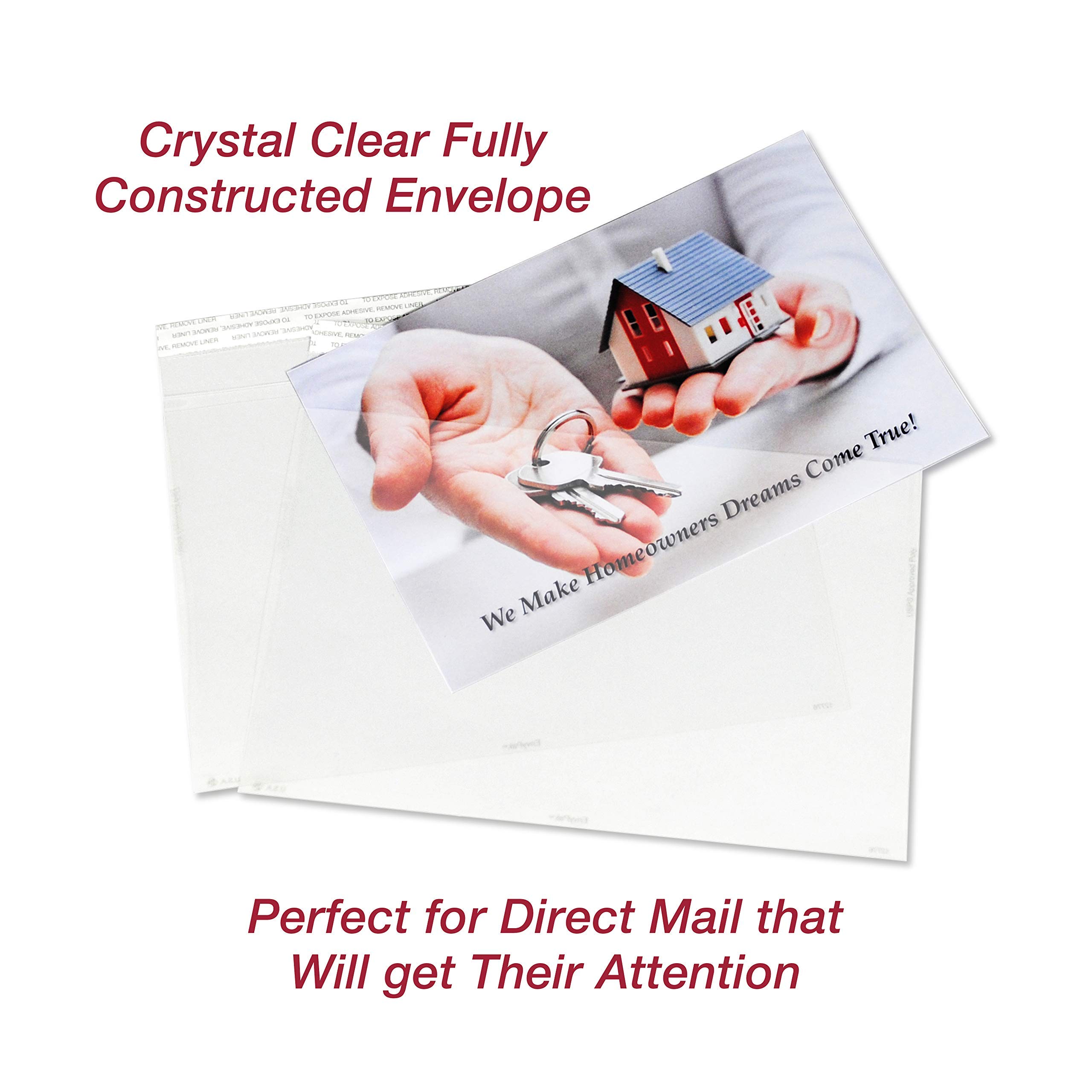 Crystal Clear Booklet Envelopes 6