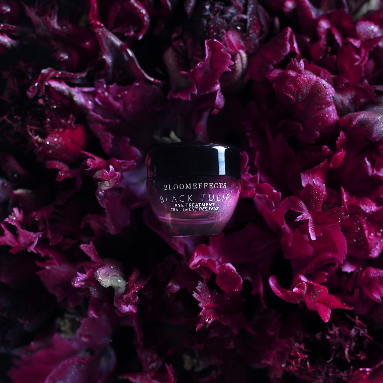 Black Tulip Eye Treatment Cream - Dark Circle & Puffiness Reduction for Bright, Youthful Eyes | Perfect for Night Routine & Travel Skincare