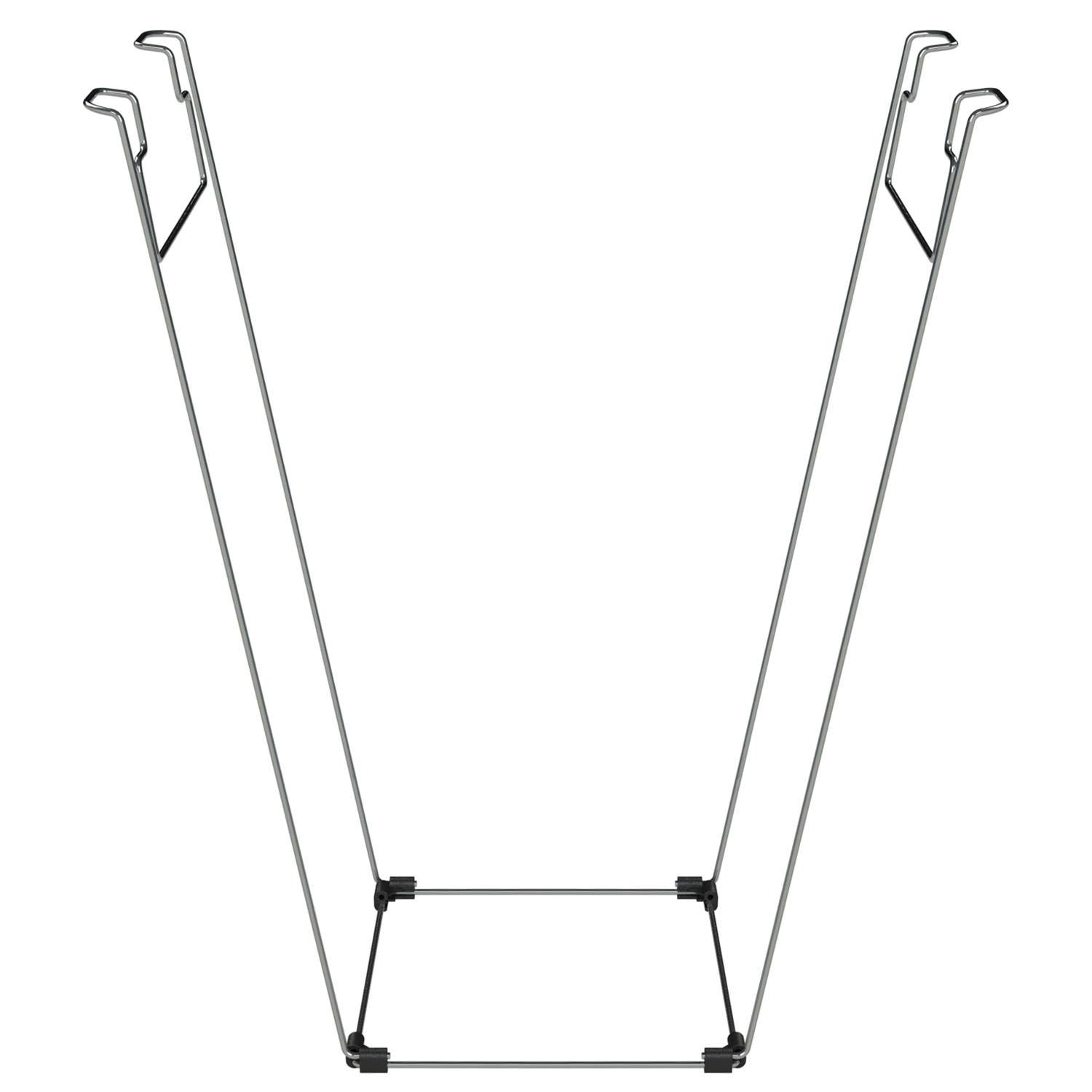 Heavy Duty 55 Gallon Bag Holder - Sturdy Metal Stand for Plastic & Paper Contractor Bags - Perfect for Yard Waste, Leaves, Laundry, Trash Collection - 23 Inch Height - Ideal for Home, Garage, and Outdoor Cleaning Tasks