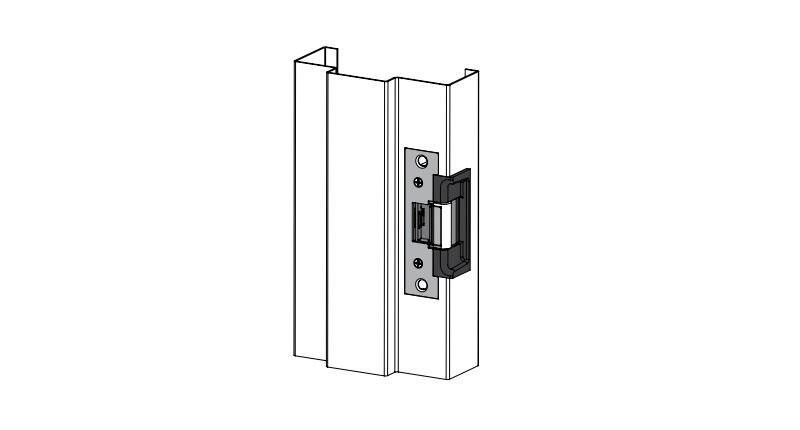 HES 7000 24 LBM Fail Safe/Fail Secure Electric Strike - 24VDC, Body Only with Latchbolt Monitor for Secure Door Access Control in Commercial & Residential Buildings