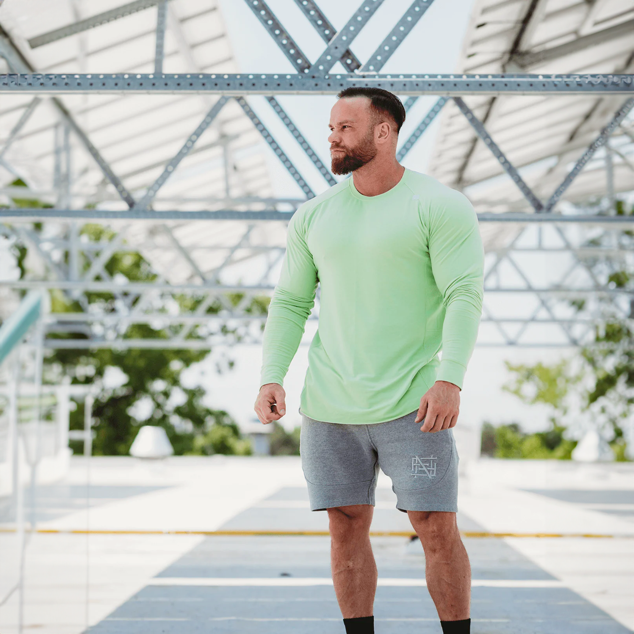 Premium Green Core Long Sleeve Shirt for Men & Women - Comfortable Cotton Blend Top for Casual Wear, Outdoor Activities & Layering