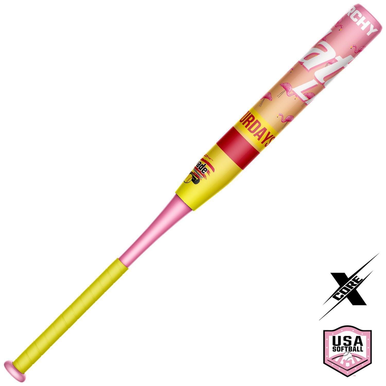 Anarchy Naturdays Collectors Edition Slowpitch Softball Bat - 2PC 12.5oz End Load USA/ASA Approved (A21ANTD12 2) - Perfect for Competitive Slowpitch Games & Tournaments