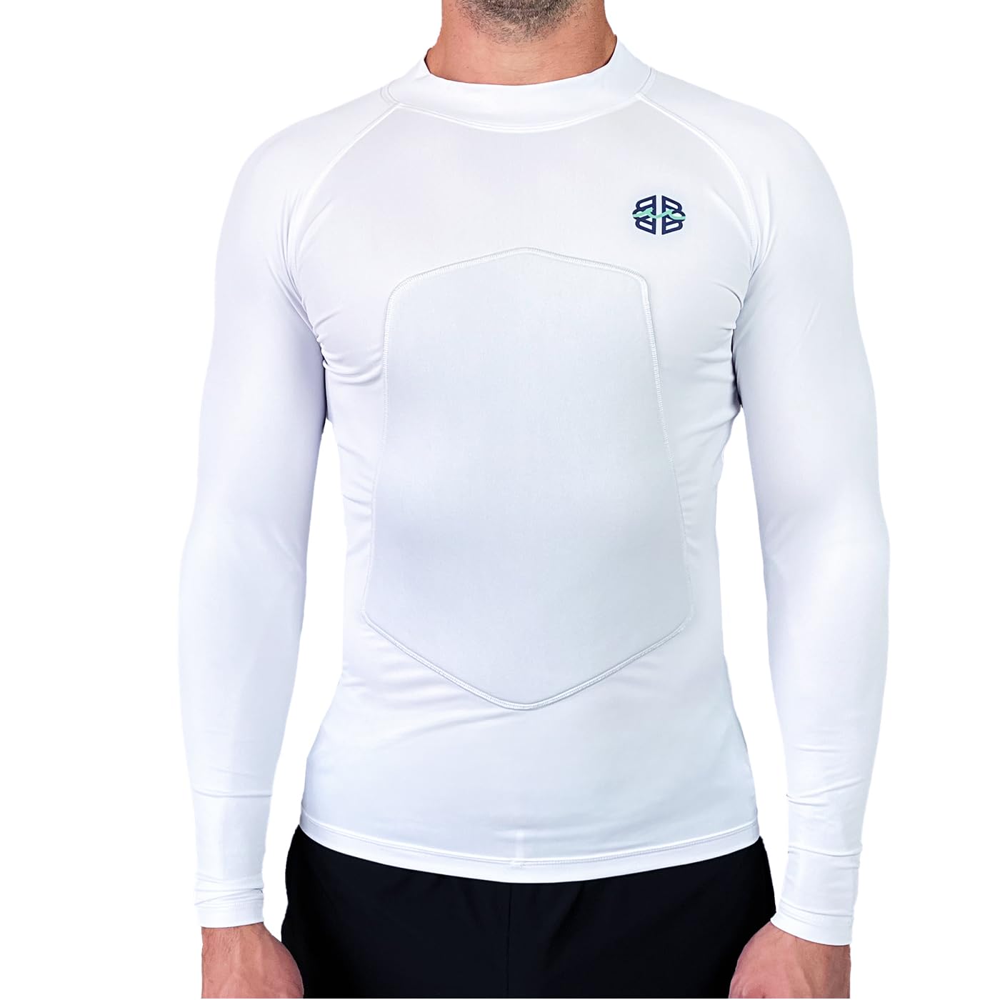 SPF 50+ 5mm Padded Rash Guard for Surfing, Boogie Boarding & Scuba Diving - UV Protection Swim Shirt for Men & Women - Perfect for Water Sports, Beach Activities & Outdoor Adventures