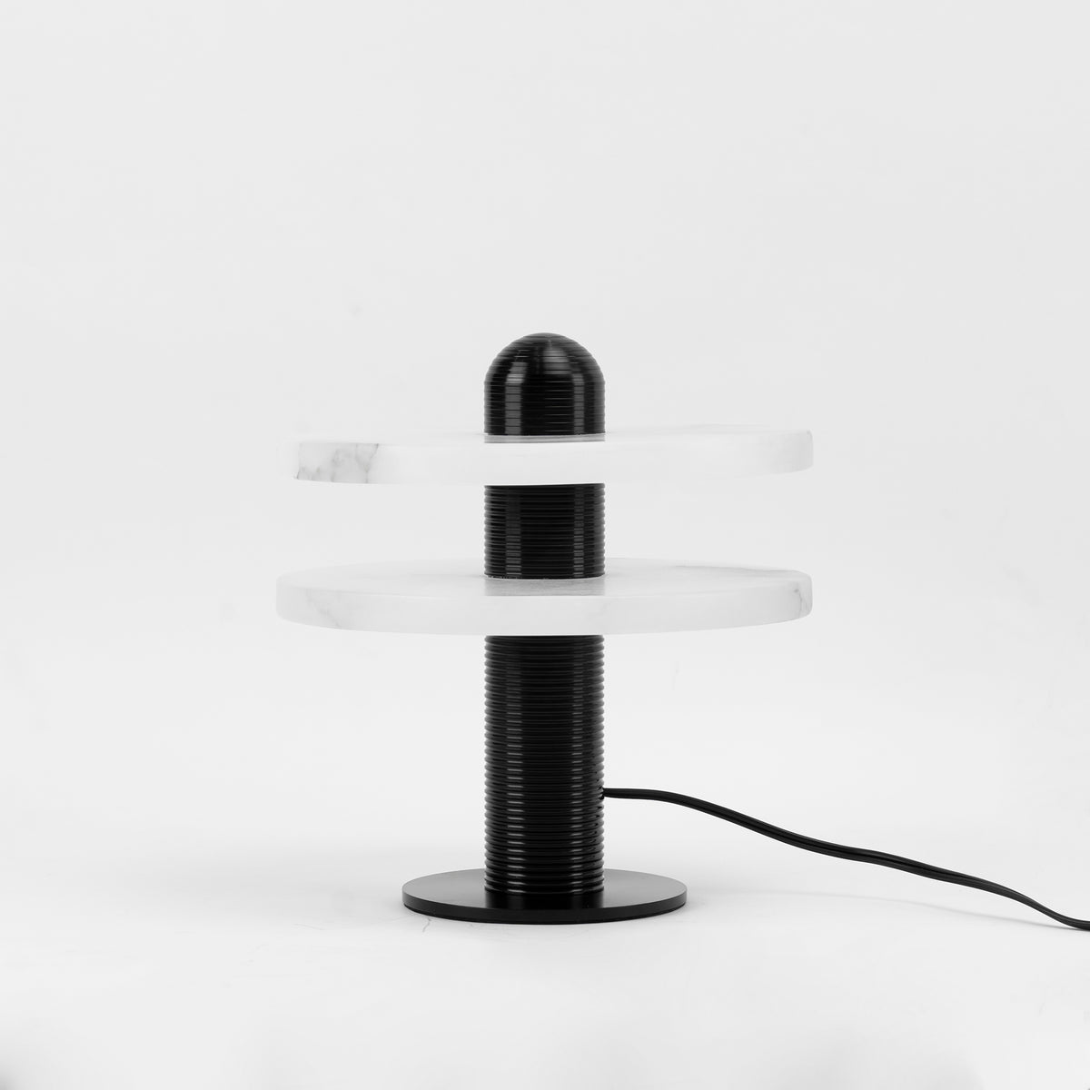 Alabaster Comet Table Lamp - Modern Bedside & Living Room Lighting for Home Decor | Nightstand, Office Desk, Dorm Room