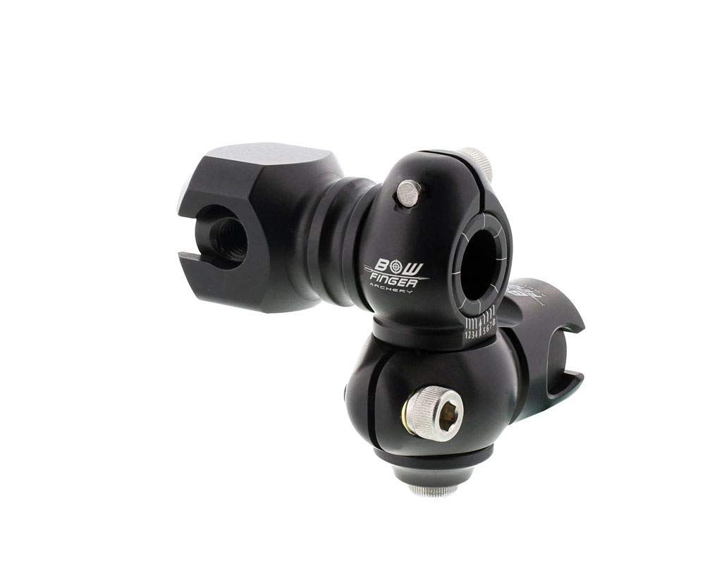 Bowfinger Ultimate Front Side Bar Mount 10° - Heavy Duty Bike Handlebar Accessory for Mountain & Road Bikes | Perfect for Cycling, Commuting & Outdoor Adventures