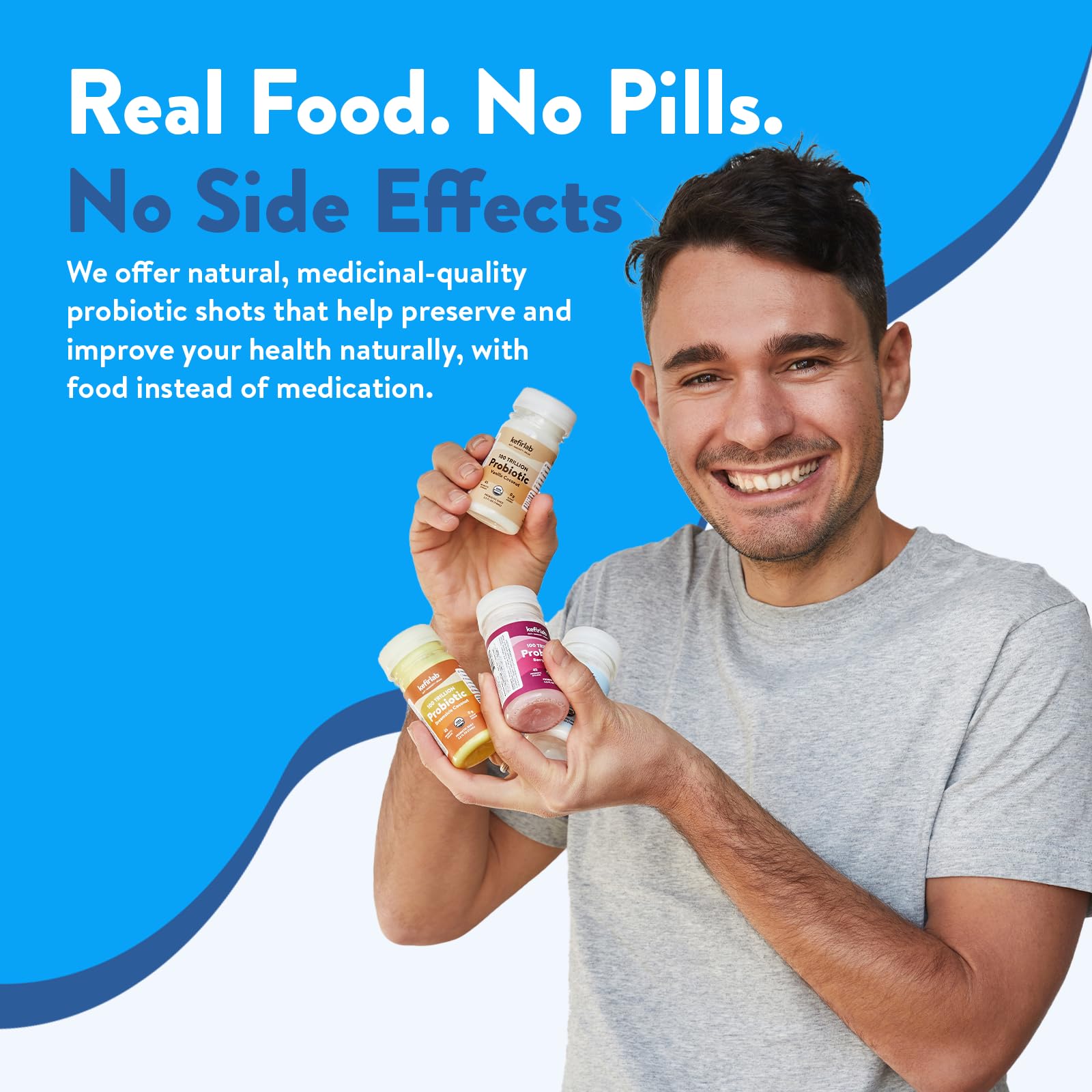 Probiotics 100 Billion CFU - 36 Strains - Vegan & Organic - Supports Digestion, Immune System, Brain Health & Mood - Berry Flavor (16-Pack) - Daily Gut Health Supplement for Adults & Kids