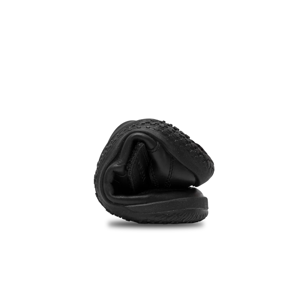 Vivobarefoot Primus Ludo Kids' Barefoot Shoes - Obsidian Black | Flexible & Lightweight School Shoes for Active Children | Perfect for Playground, Classroom & Outdoor Activities
