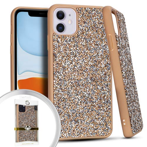iPhone 11 Crystal Clear Case with Rose Gold Frame - Shockproof Slim Protective Cover for iPhone 11 6.1 Inch | Perfect for Everyday Use, Office & Travel Protection