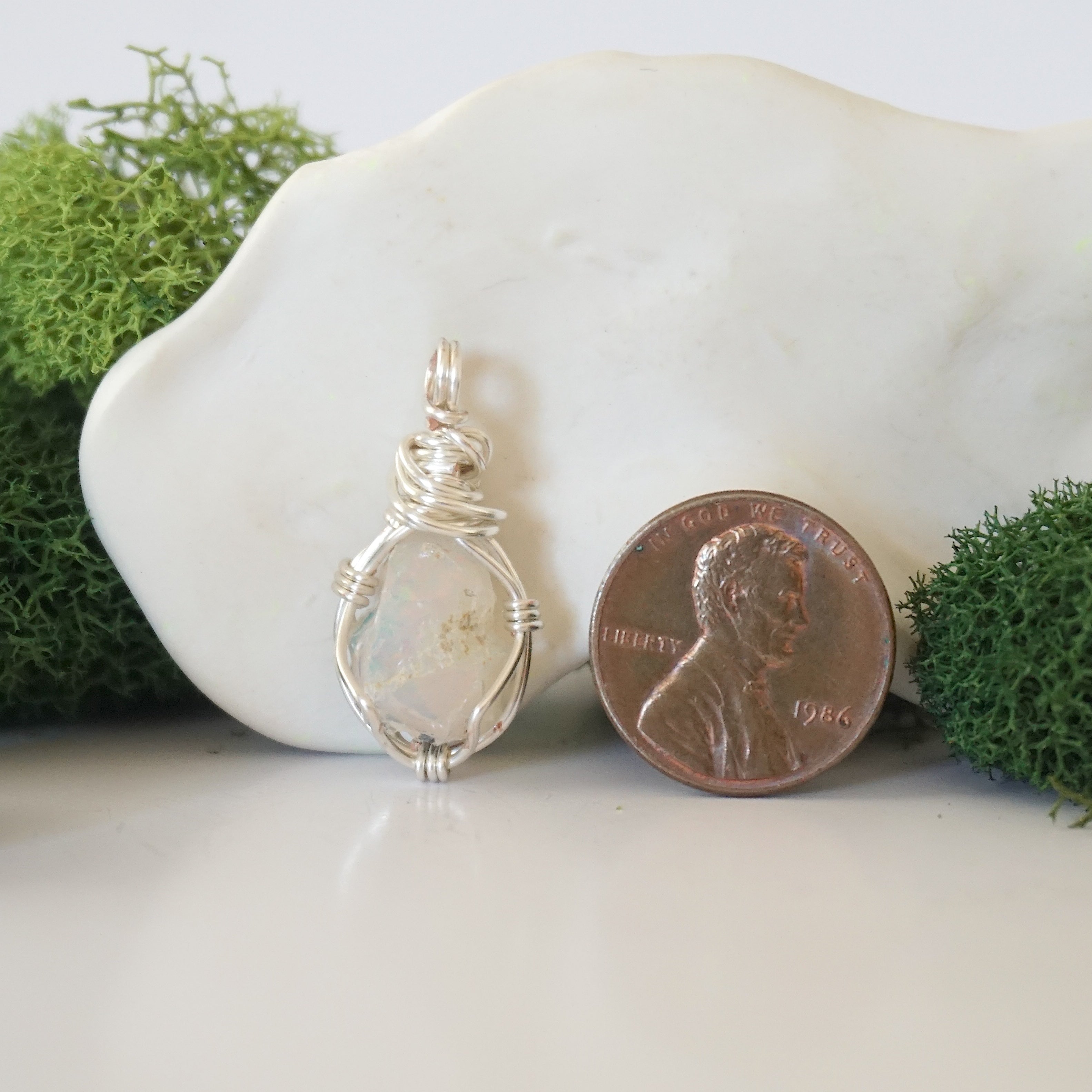 Opal Crystal Birthstone Necklace - Elegant & Personalized Jewelry Gift for Women, Mothers, Daughters | Perfect for Birthdays, Anniversaries, Valentine's Day