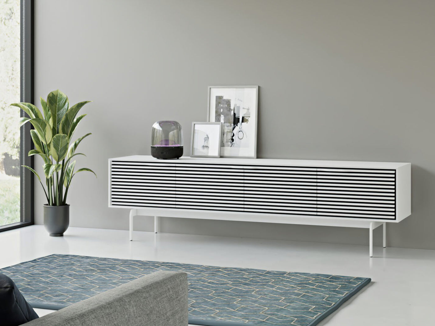 BDI Align 7473 Media Console - Modern TV Stand with Storage for Living Room, Home Theater & Entertainment Centers