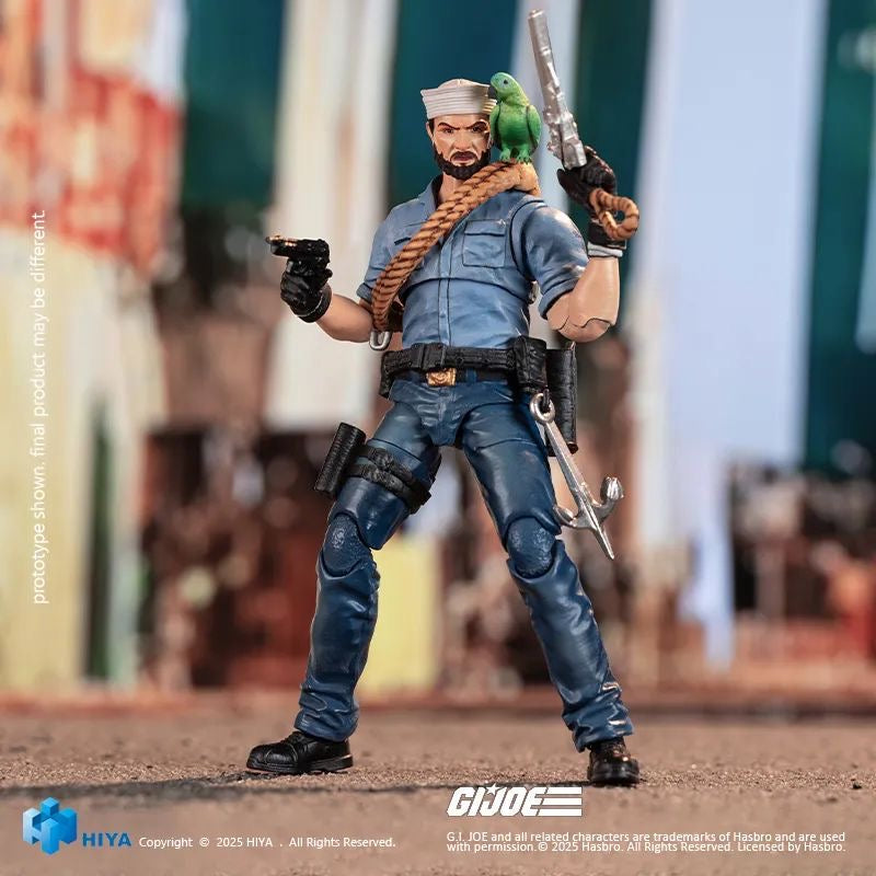Pre Order 1/18 Scale Hiya 4-Inch G.I. Joe Shipwreck Action Figure - Collectible Military Toy for Display & Play | Perfect for Fans, Collectors & Diorama Scenes