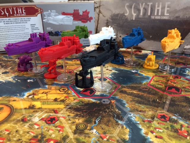 Scythe: The Wind Gambit Expansion Board Game - Strategic Tabletop Game for Adults & Teens - Perfect for Game Nights & Family Gatherings