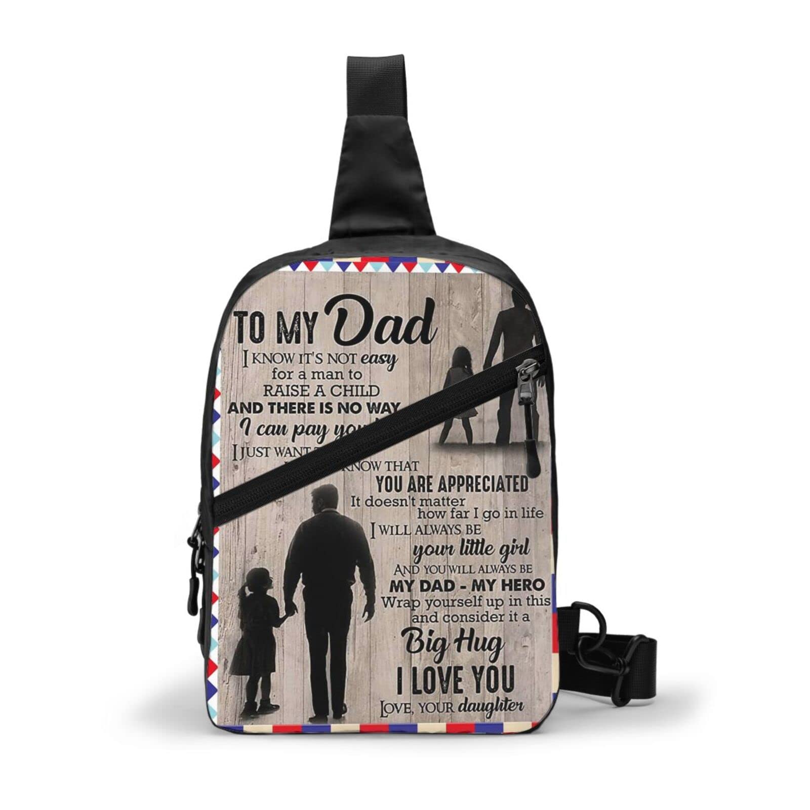 Lightweight Sling Backpack for Men & Women - Crossbody Shoulder Bag for Hiking, Travel & Cycling - Perfect Gift for Dad | Durable & Comfortable for Outdoor Adventures