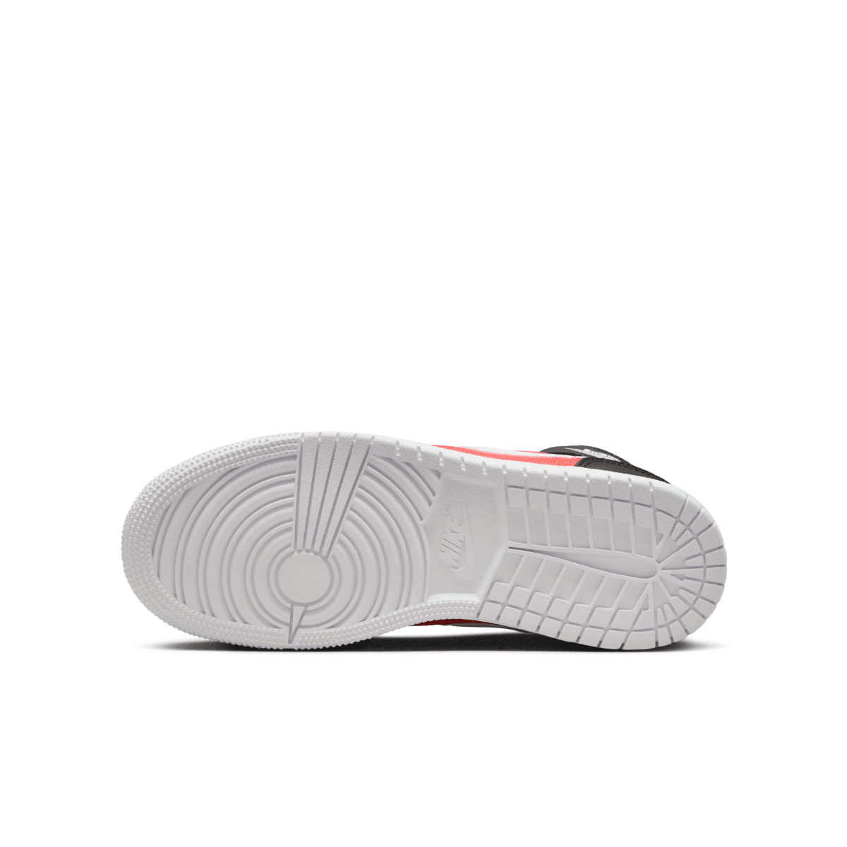 Kids Air Jordan 1 Mid SE Sneakers - White Black Infrared Basketball Shoes for Boys & Girls | Comfortable Athletic Shoes for School, Sports & Casual Wear