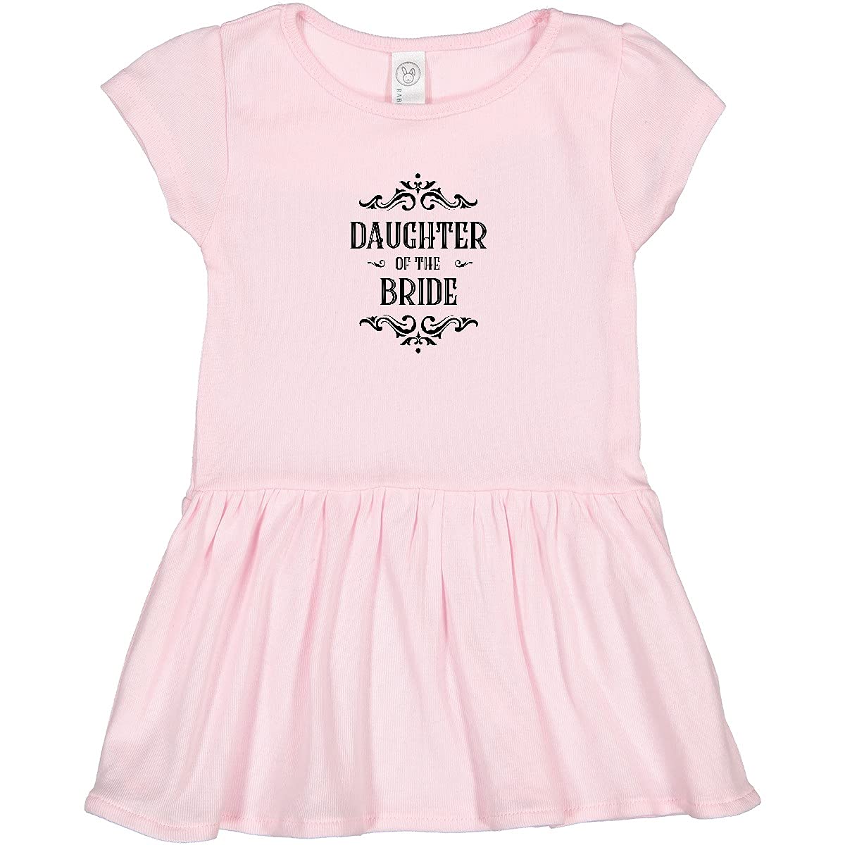 Inktastic Daughter of The Bride Toddler Dress - Cute Flower Girl Outfit for Weddings & Special Occasions