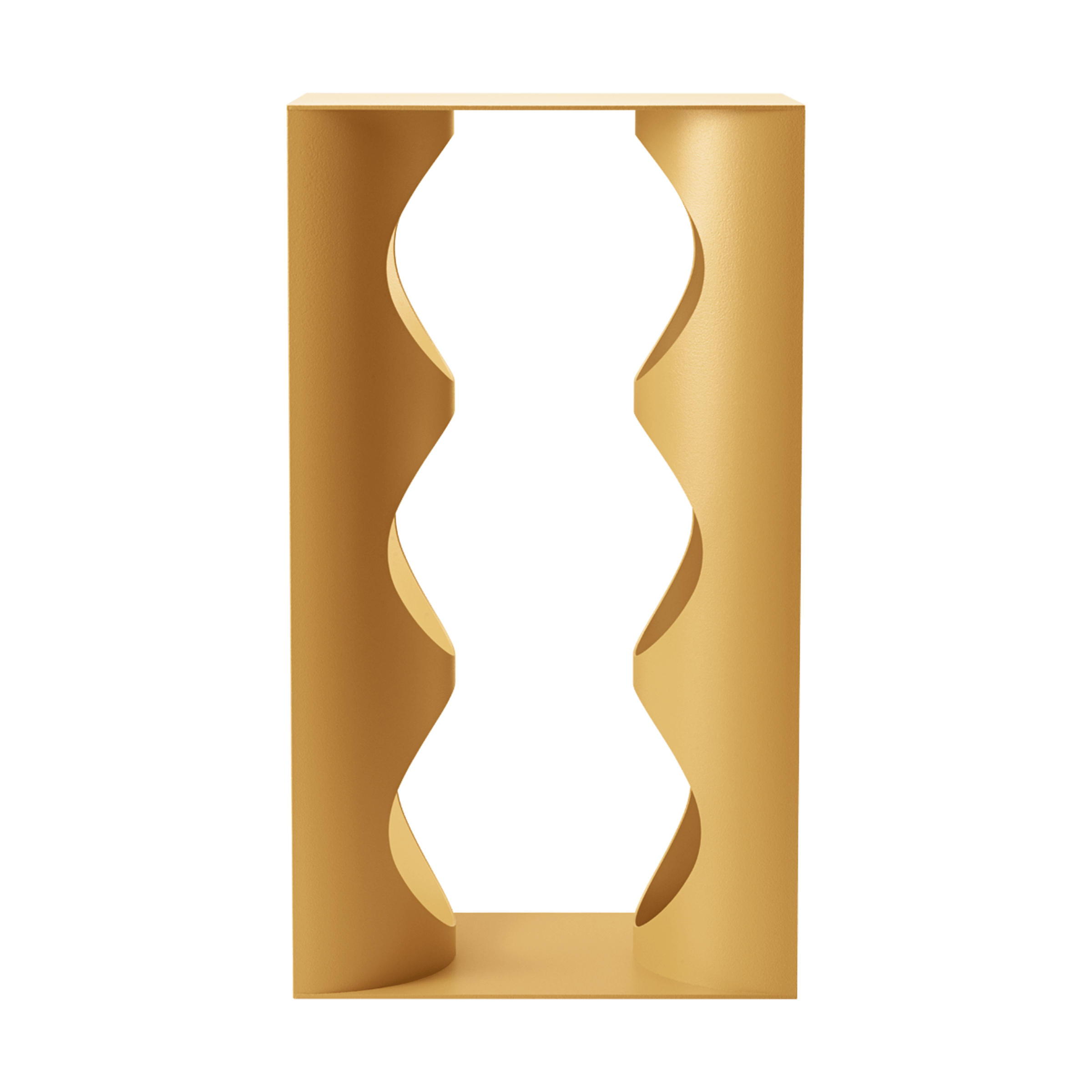 Premium Alfredo Wine Rack in Elegant Yellow - Stylish Wine Storage for Kitchen, Dining Room, or Bar Decor