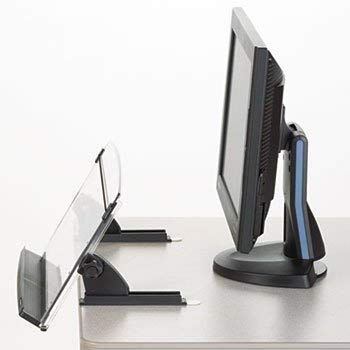 3M Adjustable Desktop Copyholder - 150 Sheet Capacity for Office & Study