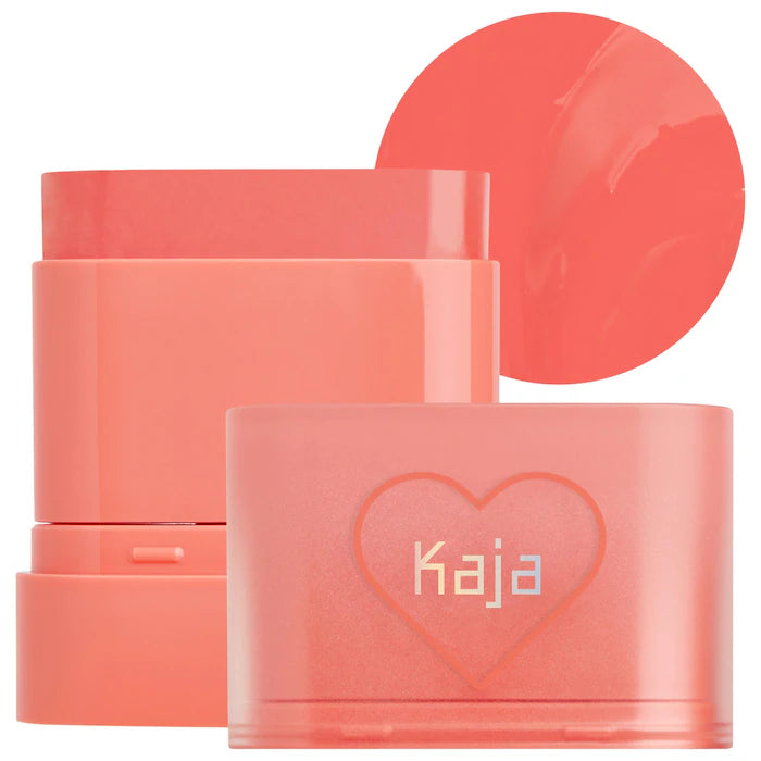 Kaja Dewy Bar Lip & Cheek Balm - Natural Blush & Tint for Lips & Cheeks | Vegan, Cruelty-Free Makeup | Perfect for Everyday Glow & On-The-Go Touch Ups