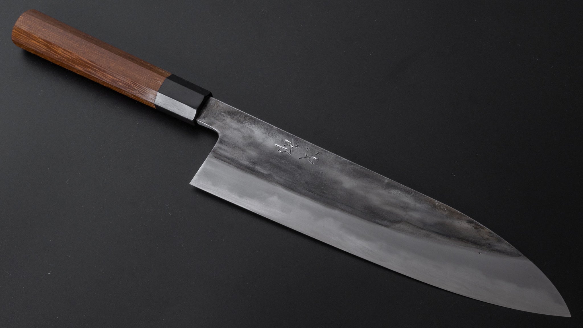 Premium Jiro Tsuchime Wa Gyuto 240mm Japanese Chef Knife with Taihei Tagayasan Handle - Perfect for Sushi, Meat Slicing & Professional Kitchen Use