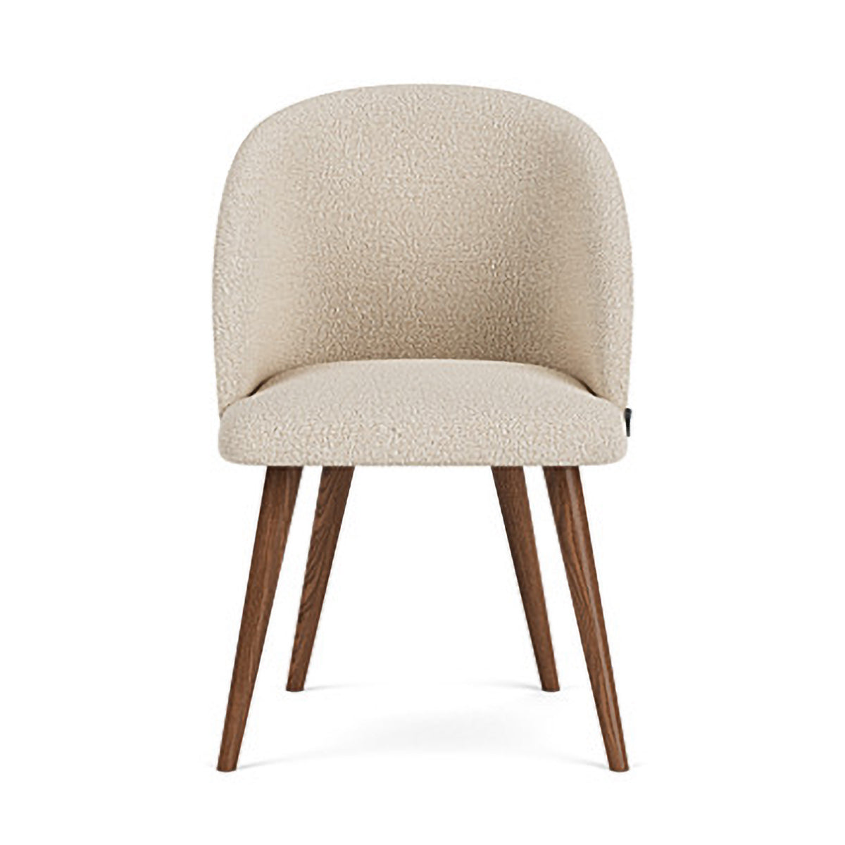 Holly Boucle Dining Chair - Modern Upholstered Accent Chair for Kitchen, Dining Room & Office - Comfortable & Stylish Home Decor