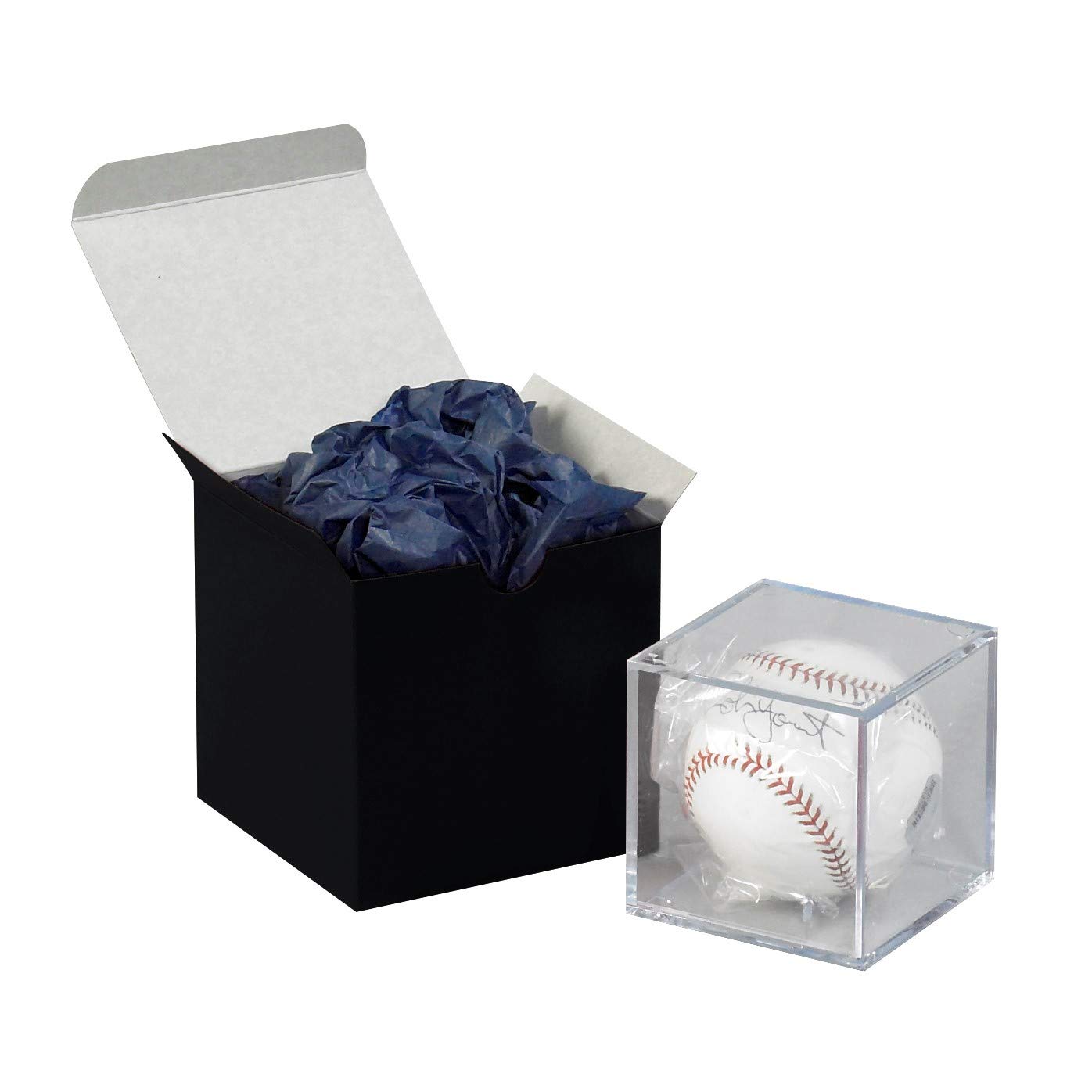 Aviditi 4x4x4 Inch Glossy Black Gift Boxes - Pack of 100 Easy Assembly Premium Gift Boxes for Holidays, Birthdays & Special Occasions | Perfect for Party Favors, Wedding Gifts & Corporate Events