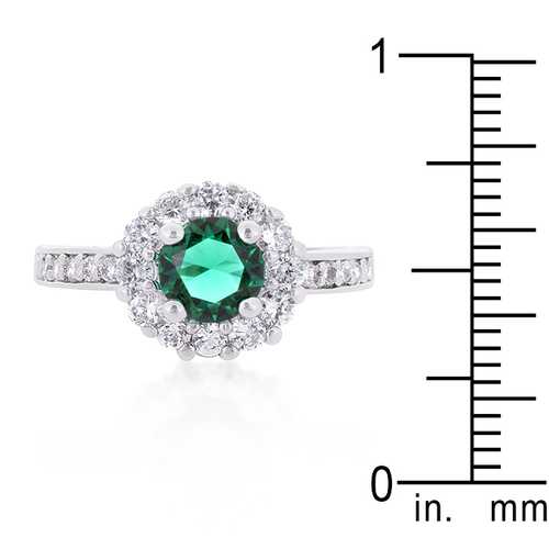 Bella Green Birthstone Engagement Ring - Elegant & Timeless Jewelry for Proposals, Anniversaries & Special Occasions
