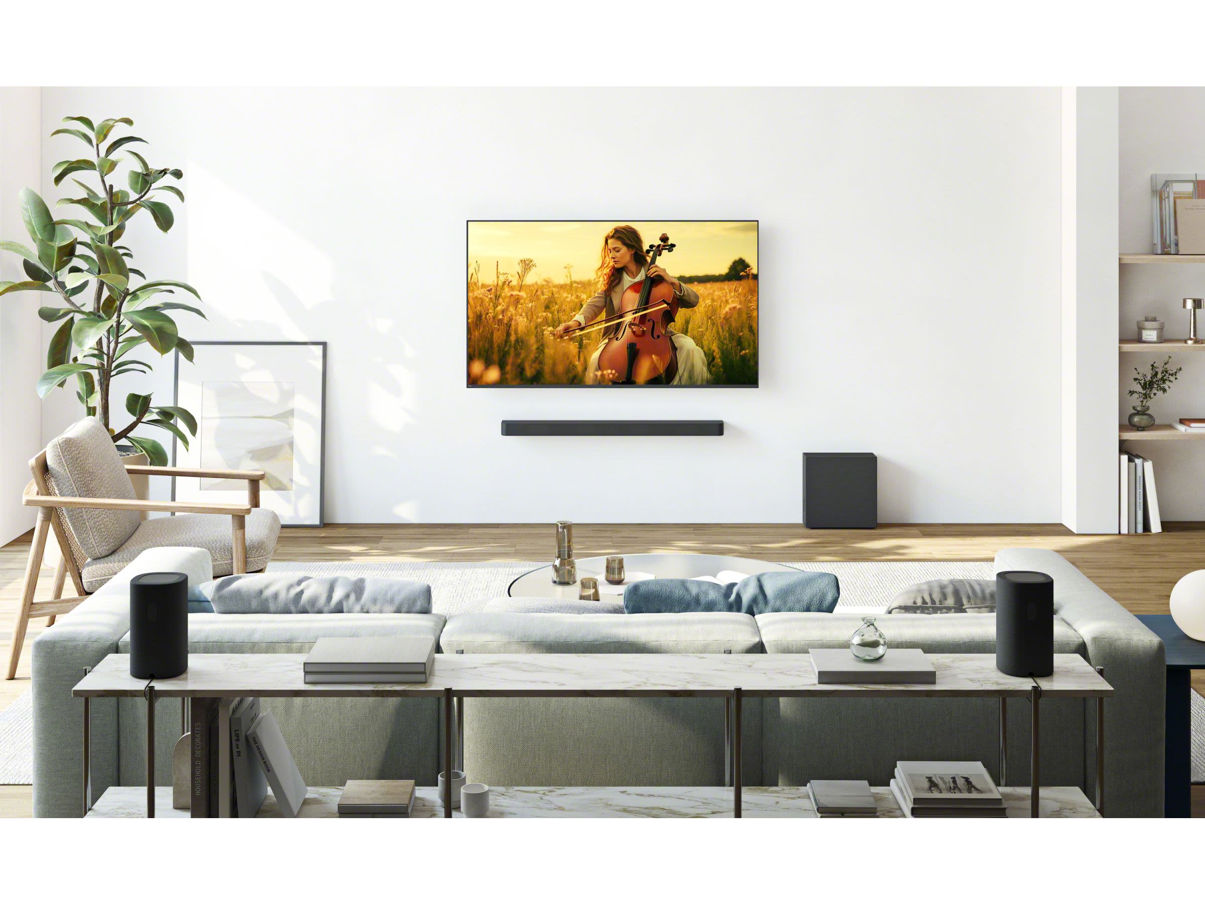 Sony BRAVIA Theatre Rear 8 (Pair) - Premium Wireless Rear Surround Sound Speakers for Home Theater System | Perfect for Movies, Gaming & Music Listening Experience