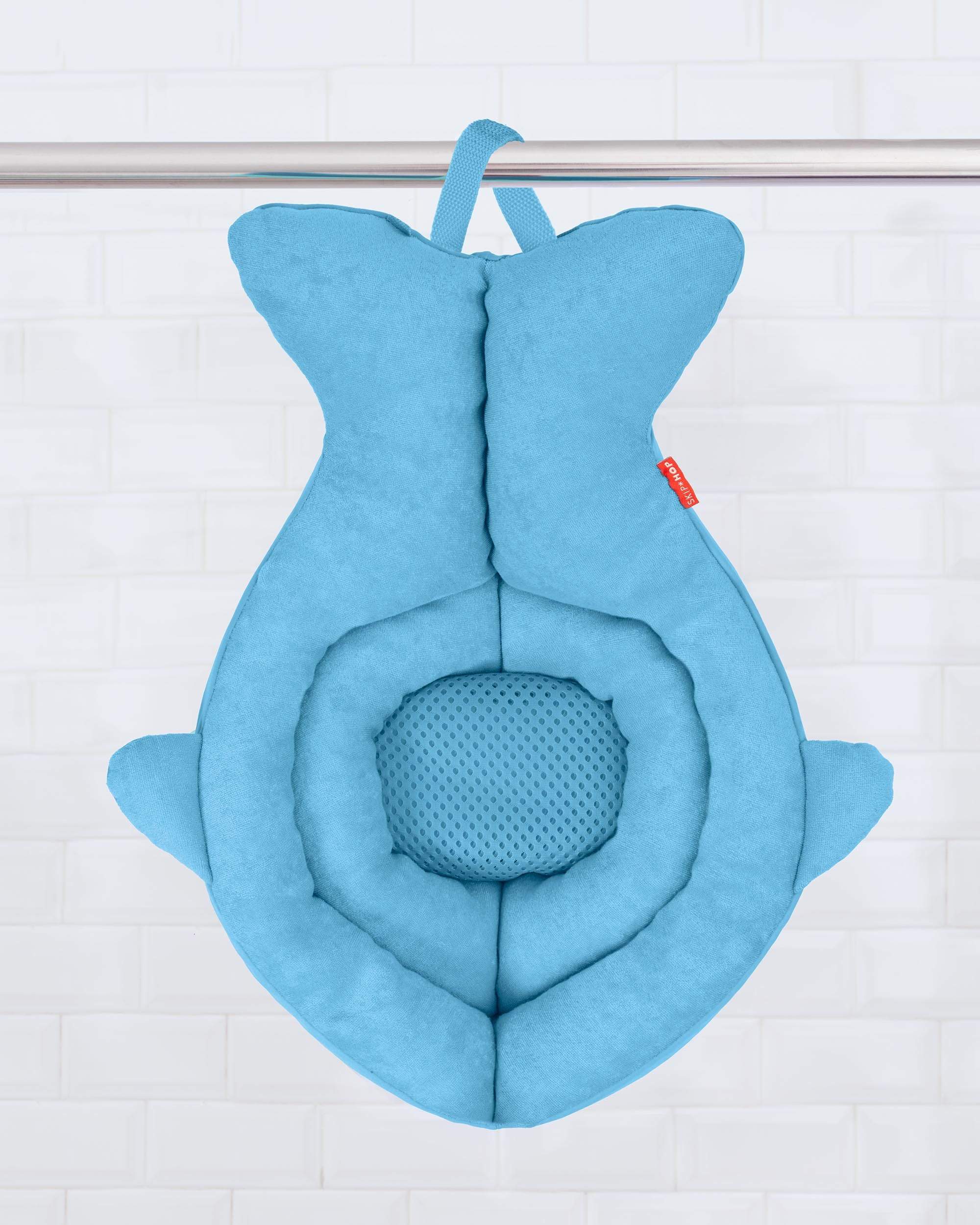 Skip Hop Moby SoftSpot Sink Bather - Baby Bathtub for Newborns & Infants - Safe, Non-Slip Bath Seat for Sink or Counter - Perfect for Bath Time, Travel & Home Use